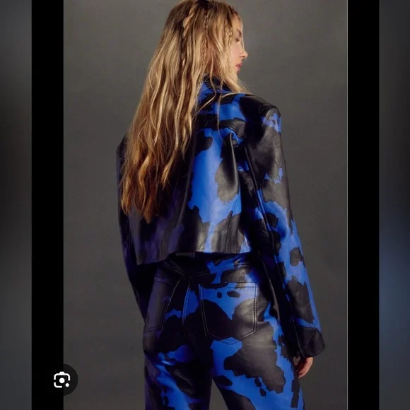 Nasty Gal premium real leather cow print set - Picture 8 of 8